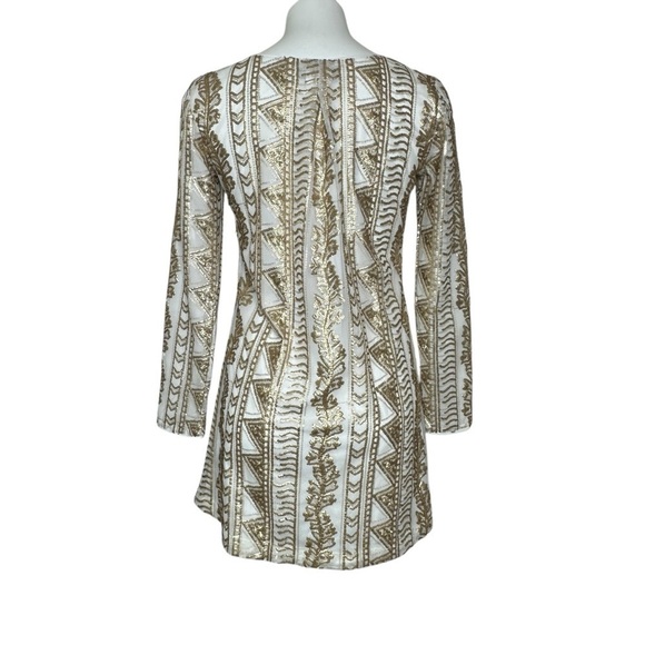 Dress the Population Cassandra gold sequin dress Small - Picture 2 of 7